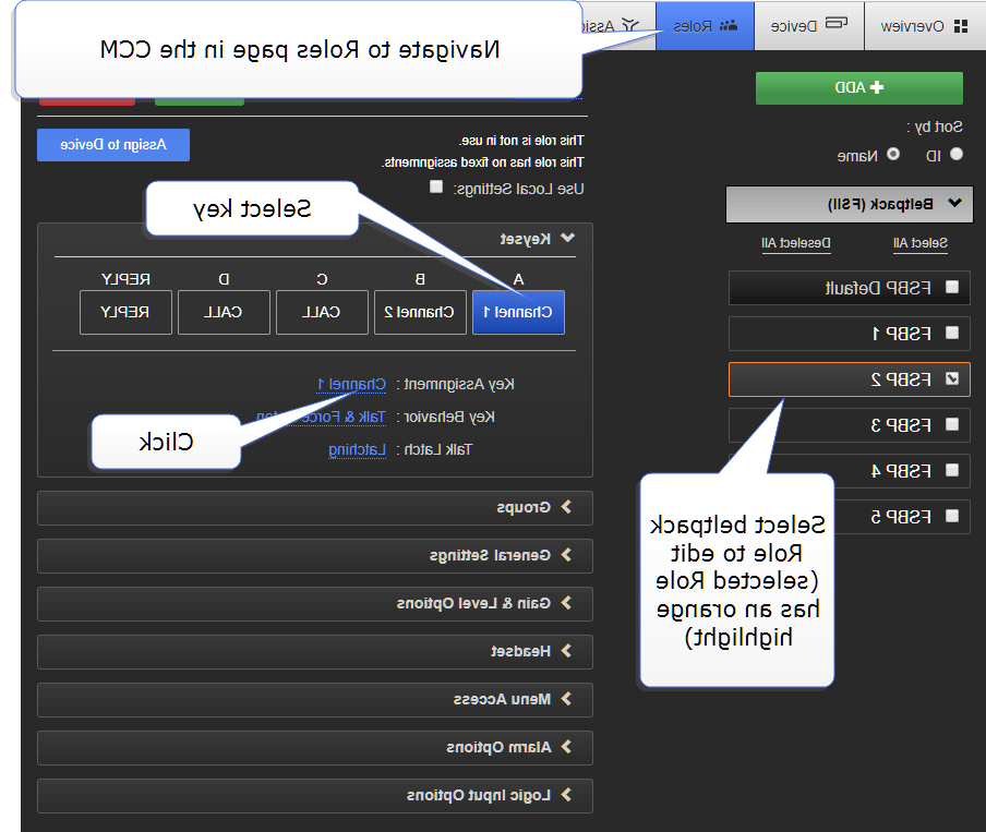 Edit audio in the CCM